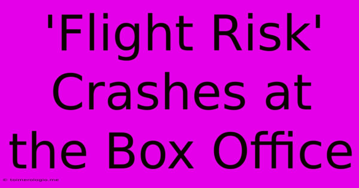 'Flight Risk' Crashes At The Box Office