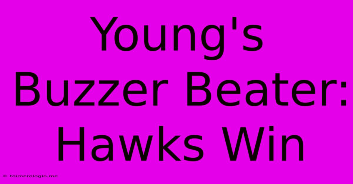 Young's Buzzer Beater: Hawks Win